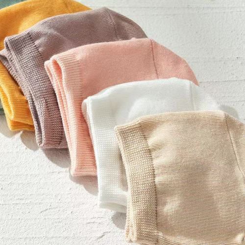 Women's Summer Thin Slip-On Invisible Silicone Non-Slip Half-Calf Socks for High Heels Breathable Moisture-Wicking Ankle Socks