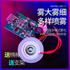USB 加湿霧化モジュール アトマイザー アクセサリー PCBA インキュベーター 発酵ボックス リアリングペットボックス 緑植物の加湿