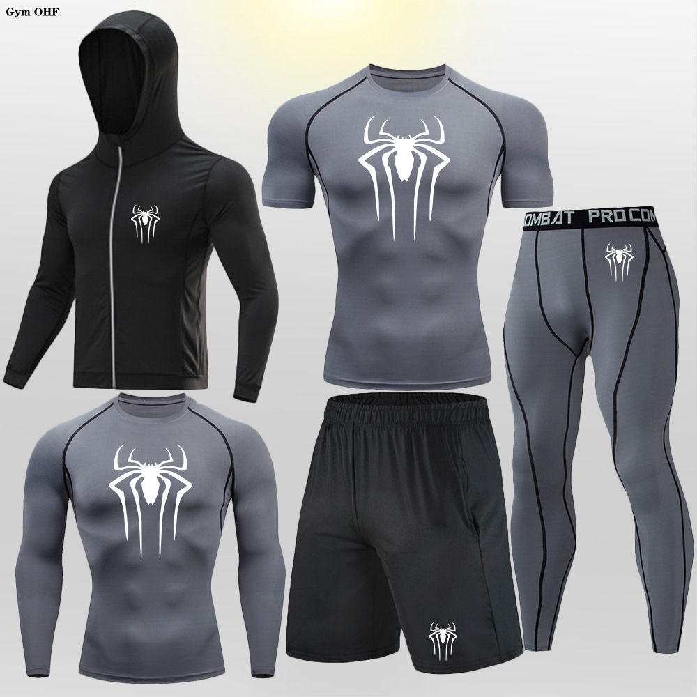 Women's Clothing Women's Sportswear Set Breathable Quick Drying Lightweight Five Piece Casual Sports Outfit With Long And Short Sleeve Options_voghion.com