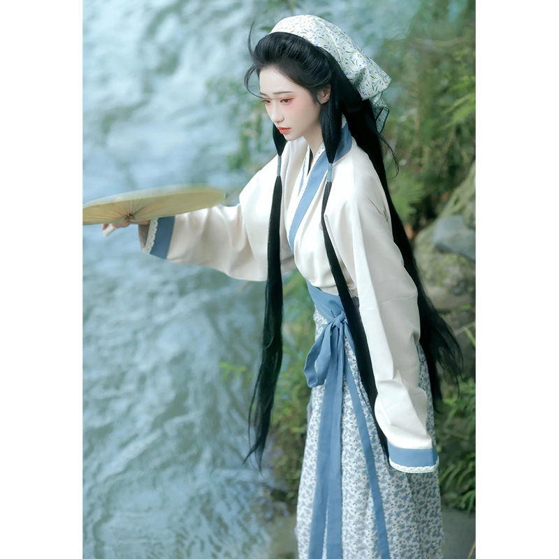 汉服女魏晋风古装成人古风宋制小个子田园风2025新款平民篁岭晒秋|undefined