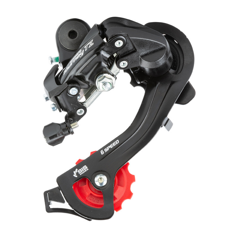 Bicicleta trasera dial bicicleta de montaña de 6 velocidades de 18 velocidades velocidad posicionamiento desviador trasero TZ500 guía de cadena de equitación