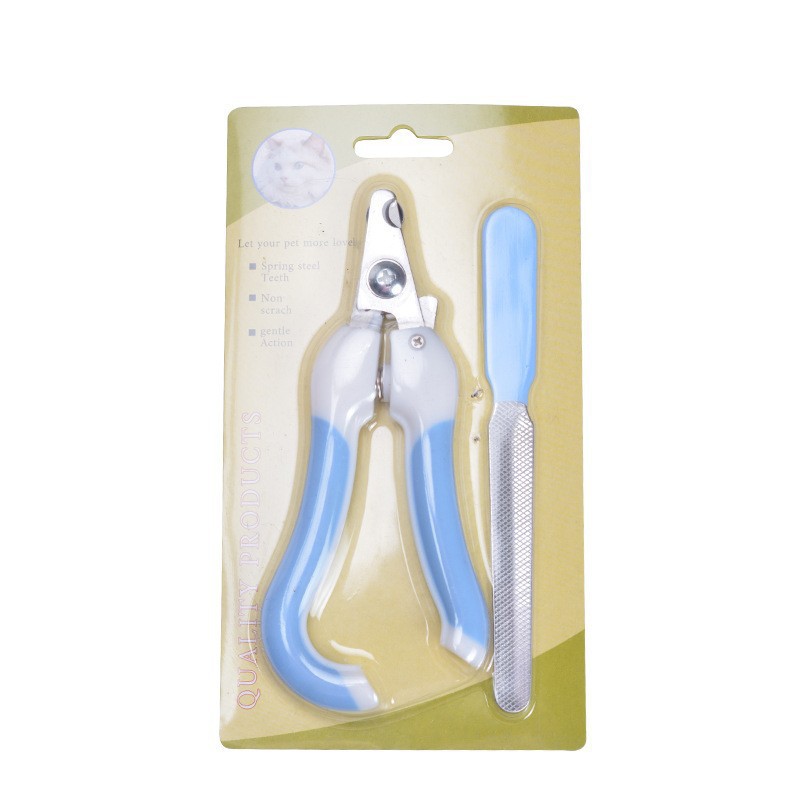 Pet cortaúñas perro gato de acero inoxidable cortaúñas belleza suministros de limpieza cortaúñas manicura fábrica al por mayor