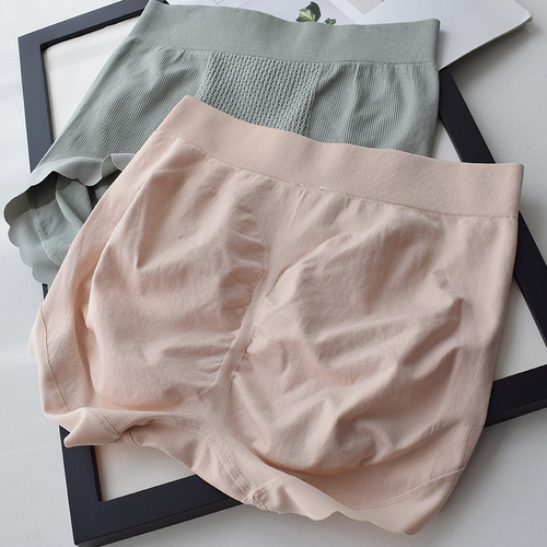 High waist tummy control seamless underwear for women pure cotton antibacterial cotton crotch lift hip wrap plus size girls briefs wholesale