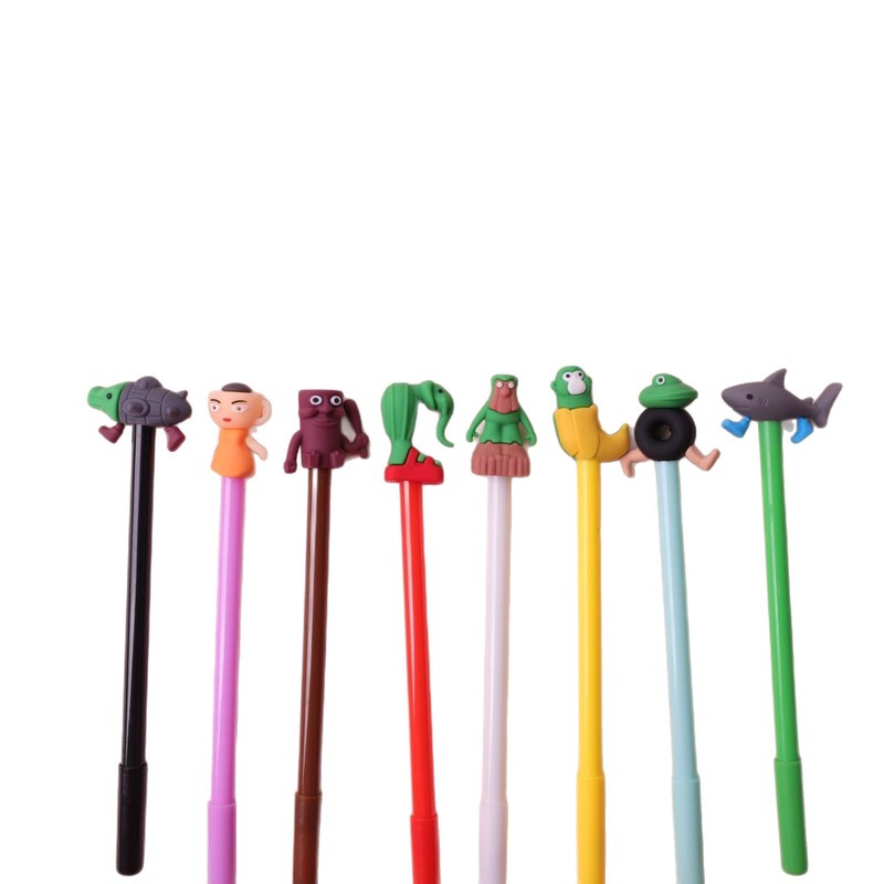 国境を越えた売れ筋の山海経ペンキャップ PVC グルーネオプレンペン鉛筆アクセサリーペン先木製スティック文具ギフト|undefined