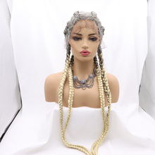 Rd Ĺpǰٽzw^ braid lace wig black women