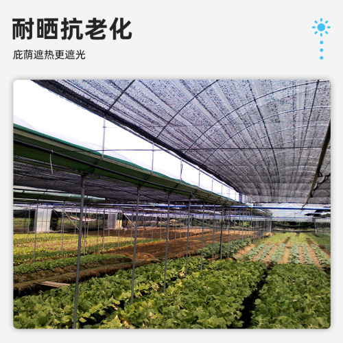 Black and Green Thickened Eight-Needle Sunshade Net for Agricultural Greenhouse Vegetable Heat Insulation and Sunshade Polyethylene Encrypted Woven Net