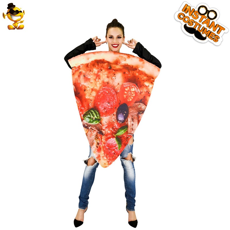 Pareja pizza rebanada traje Cosplay carnaval parodia traje de la etapa traje de rendimiento