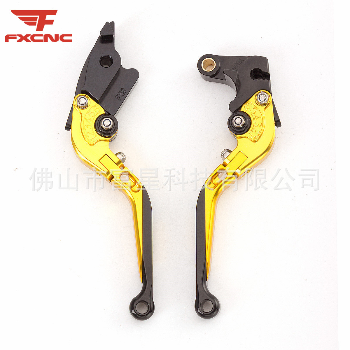 FXCNC 各车型大排量摩托车离合刹车折叠牛角 拉杆车把-阿里巴巴