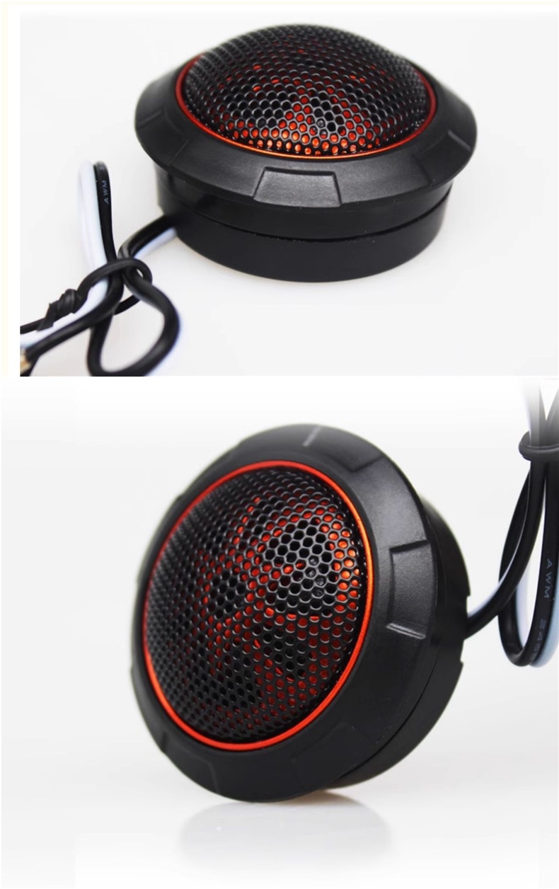 Car Audio Imported Fever Upgrade Pure Silk Film Small Tweeter Spherical Modified Speaker Pair