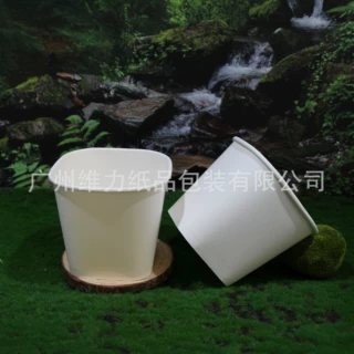 1150ml工厂批发定制单双层一次性酸辣粉螺蛳粉方形纸碗可印刷配盖