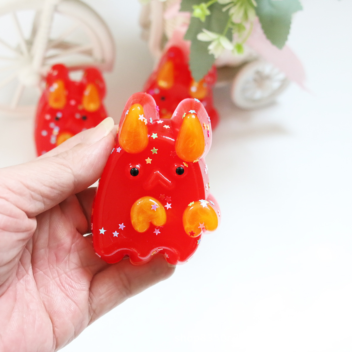 Nuevo fantasma transfronterizo rojo pellizco descompresión juguete relajante artefacto regalo creativo para niños al por mayor