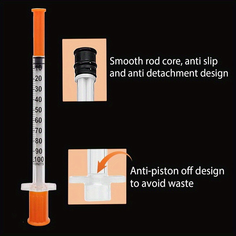 外国貿易専用医療用使い捨てインスリン注射器小容量 1 ml 比例滅菌ハンドプッシュシリンジ|undefined