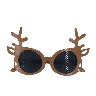 Factory Christmas decoration antlers fawn funny glasses sika deer animal modeling party photo props