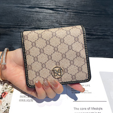 钱包女短款真皮薄女士多卡位卡包牛皮钱夹证件收纳包简约百搭皮夹