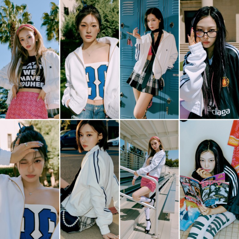 现货 A  SPA 《Spicy》同款不干胶海报 墙贴画 装饰画  明星周边