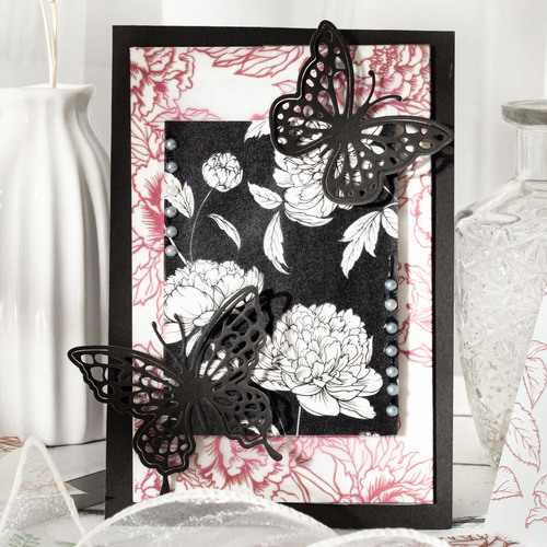 Beautiful Day Material Paper Ink Blossom Series Plant Handbook DIY Material Decoration Base 10 sheets 8 styles