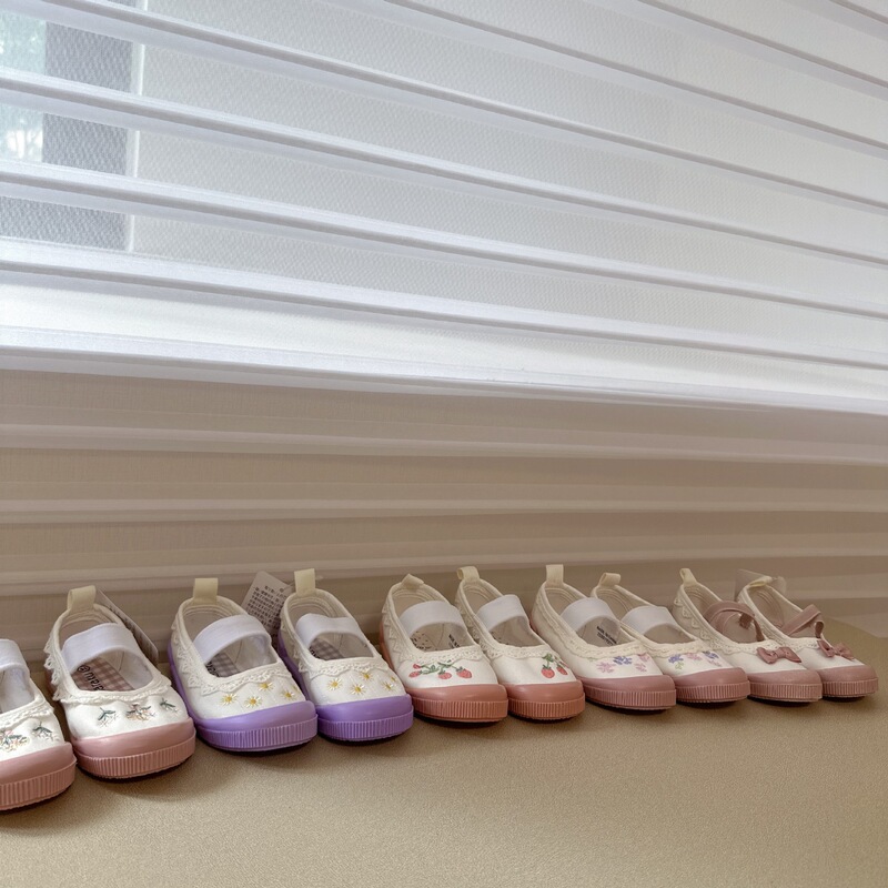 export japan maraku girls baby super clever indoor shoes kindergarten small white shoes