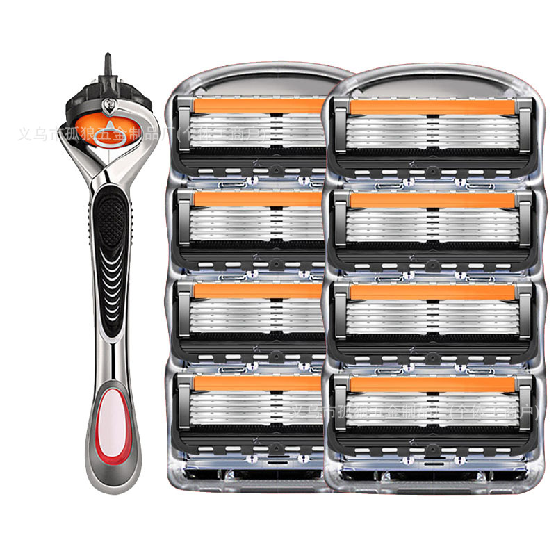 인기 판매 오렌지와 블랙 [블레이드 8개, 블레이드 홀더 1개] 약 75g