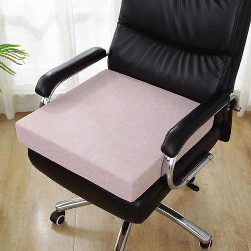 Custom wholesale linen seat cushions with high rebound high-density sponge padding, solid wood sofas, thick chair pads, cotton linen cushions