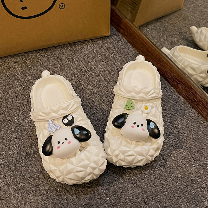 흰색(땀 흘리는 개)