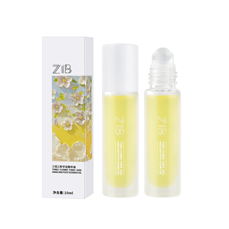 ZIB三花三種手足精華油補水防乾裂手クリーム潤いケアSPA手精粋油|undefined