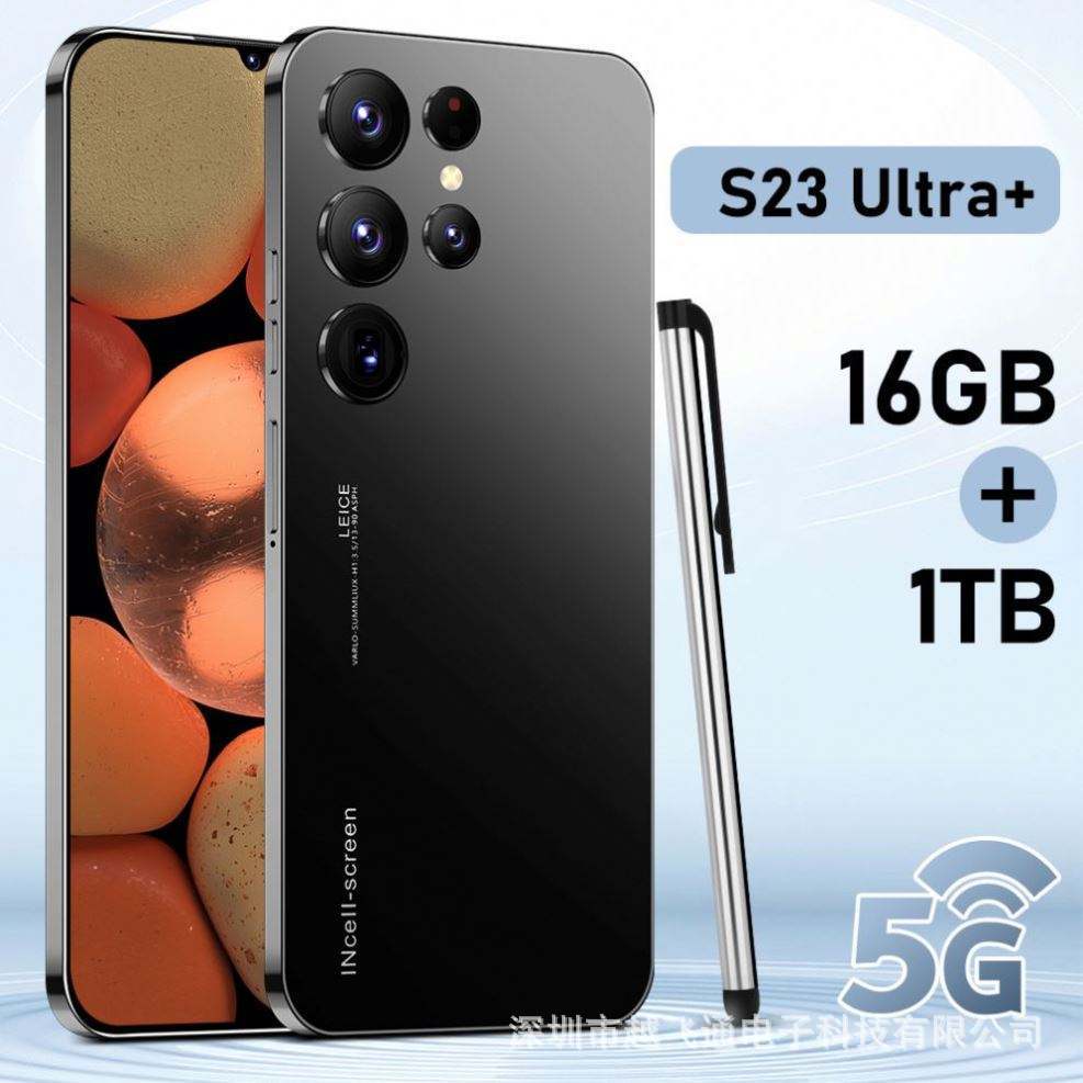 2024爆款新品S23 Ultra+跨境手机16+1T大内存外贸一体机工厂直发