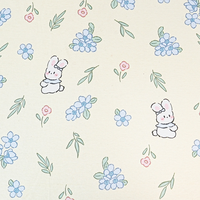 ニット綿綿綿毛布プリント赤ちゃん精櫛プリント枕カバー生地赤ちゃん下着tシャツニット生地|undefined