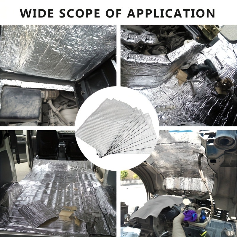 Cross-Border Temu E-Commerce Specializes in Small Pieces of Automotive Butyl Rubber Sound Insulation and Shock-Absorbing Plates, Environmentally Friendly Damping Sheet Materials in Stock