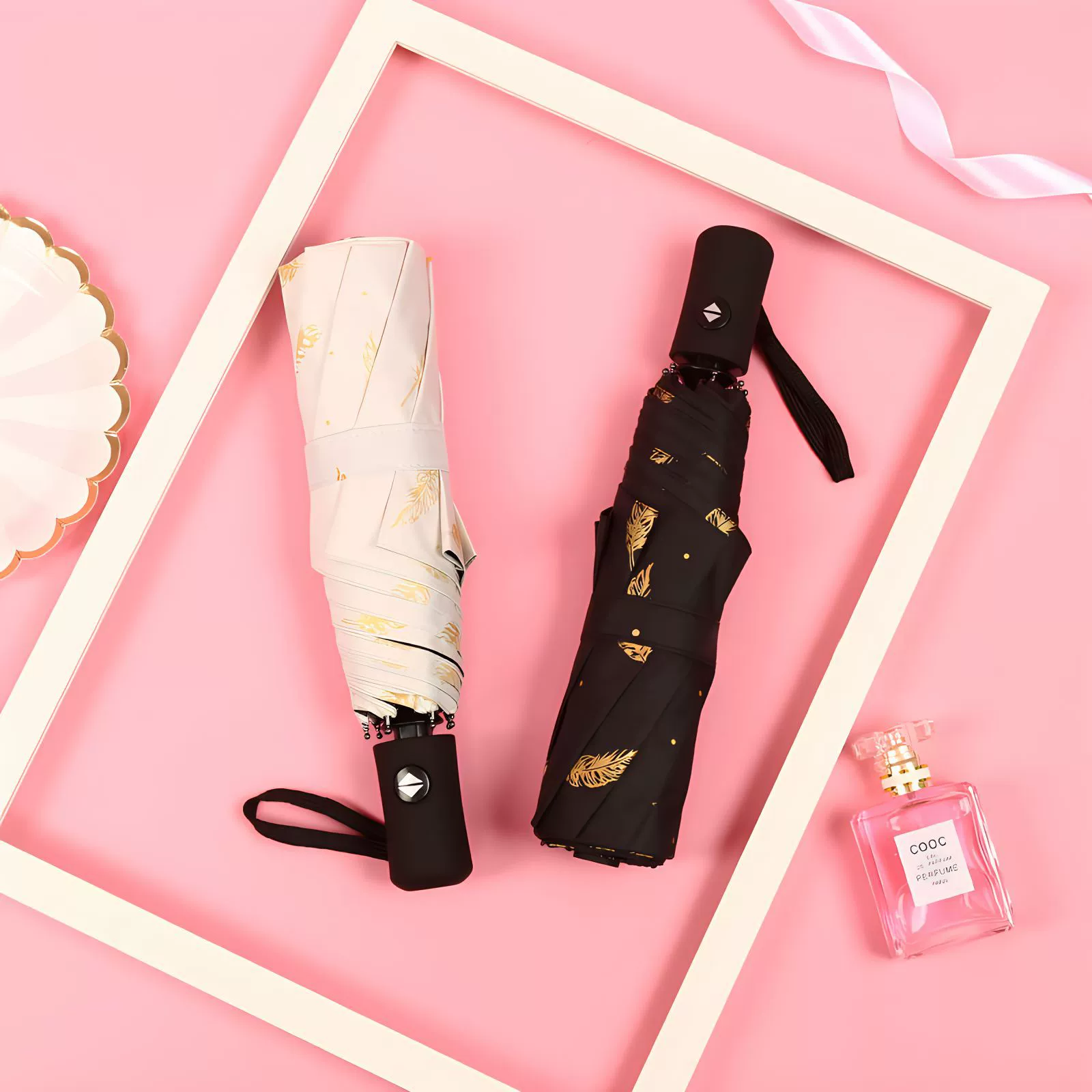 Fresh umbrella solar-powered for elementary school students, sun protection, UV protection