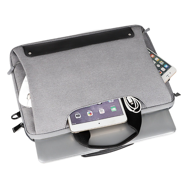 Wholesale one-shoulder laptop bag waterproof briefcase 131415.6-inch men and women printed logo