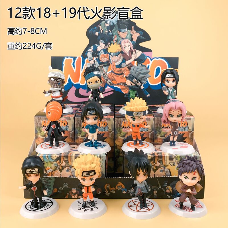 Naruto Figure Blind Box Full Set Naruto Sasuke Hinata Itachi Doll Birthday Gift Gashapon Naruto Figure Blind Box Full Set Naruto Sasuke Hinata Itachi Doll Birthday Gift Gashapon