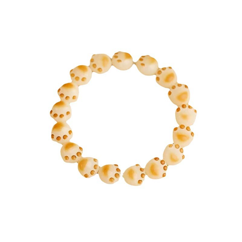 Органический Бодхи четки, браслет, резная рука Hand rosary с круглыми бусинами, ювелирный орех