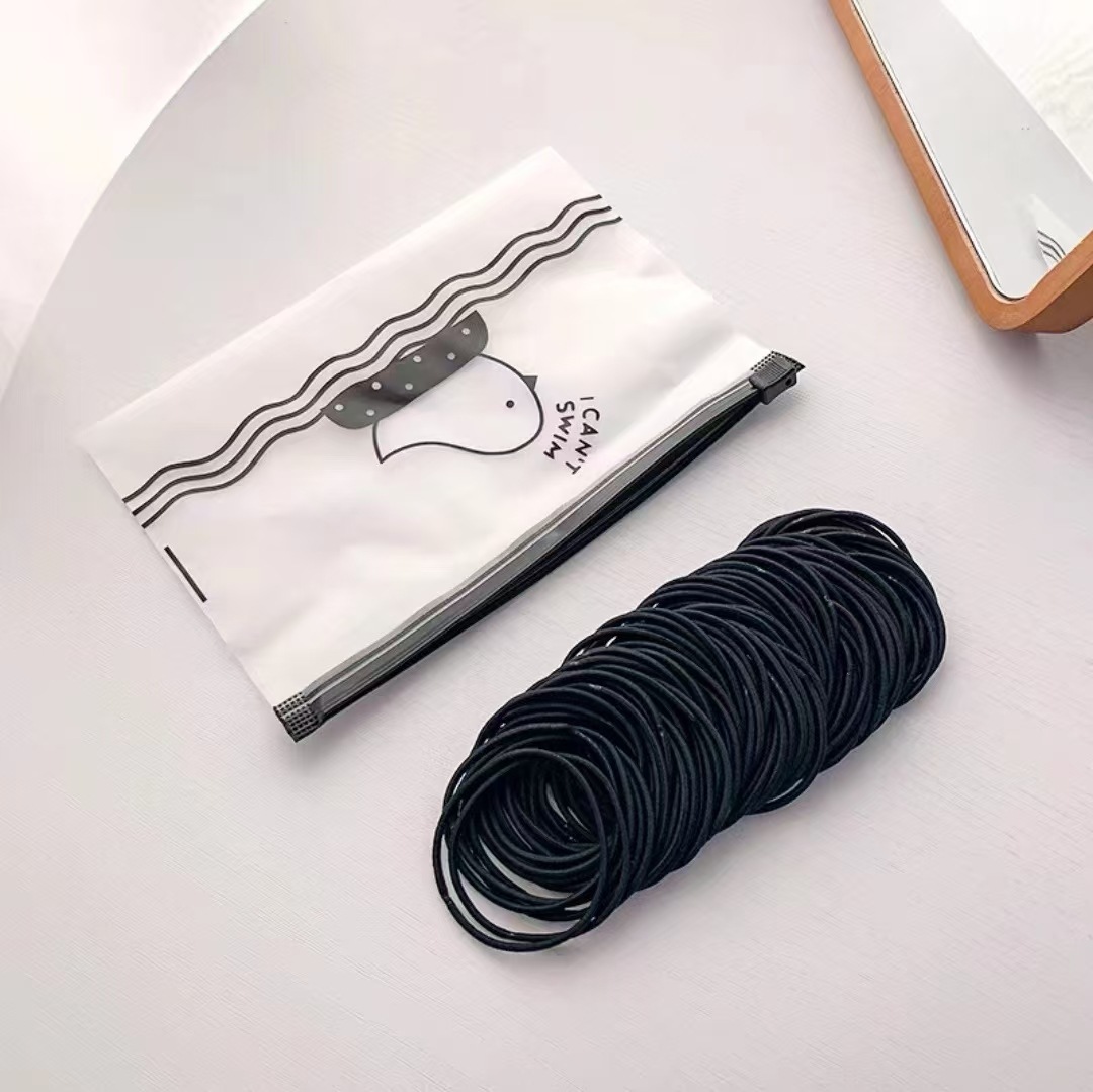 얇은 검정색 100개 - 병아리 팩