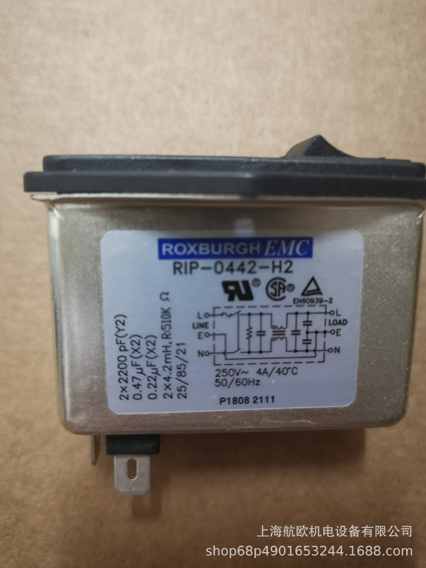 Roxburgh EMC滤波器RX730CR，IHF50，CMV80，SMV80，RIP0242H2