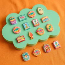 ŷ���¿�С�㺣��ϵ�в����С���׹���DIY¯����յ��18K��