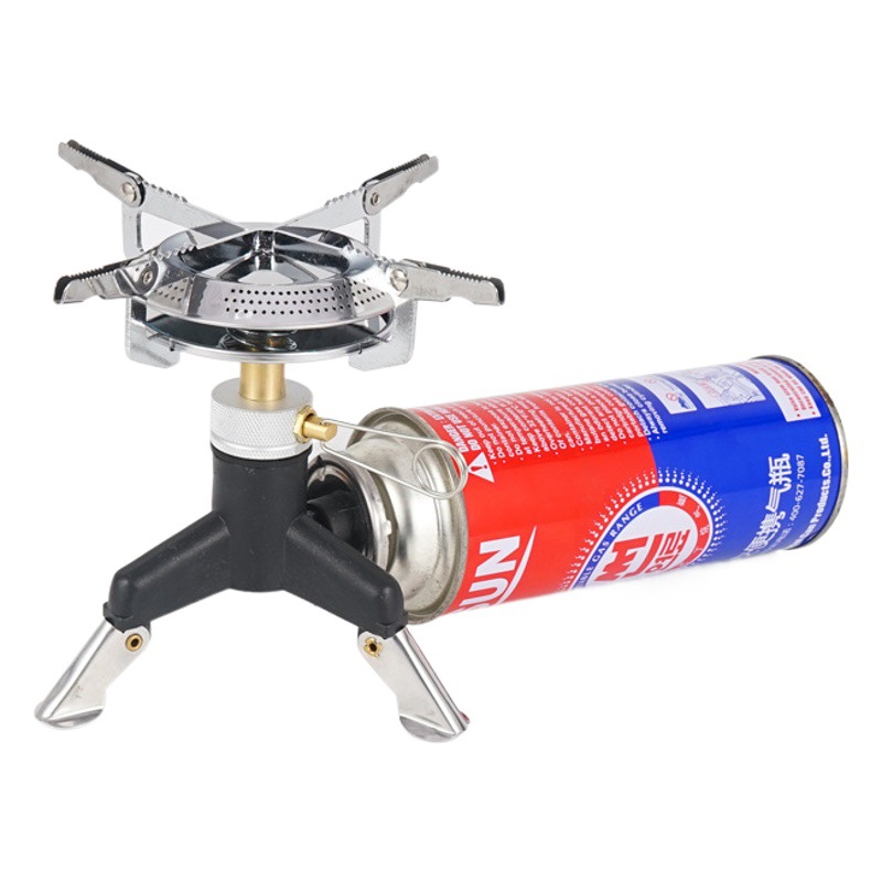 Triángulo al aire libre cabeza de conversión cabeza de horno convertidor adaptador de tanque de gas plano a tanque de gas largo cabeza de conversión al por mayor