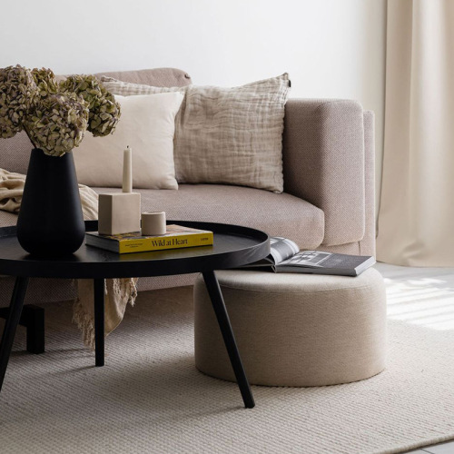 Nordic round sofa stool clothing store changing shoes and trying on shoes for home small pier internet celebrity single fitting room wearing shoes footrest