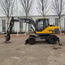 轮式抓甘蔗 抓垃圾  抓废铁图片 旋转装载机 炮头 抱机 随车抓