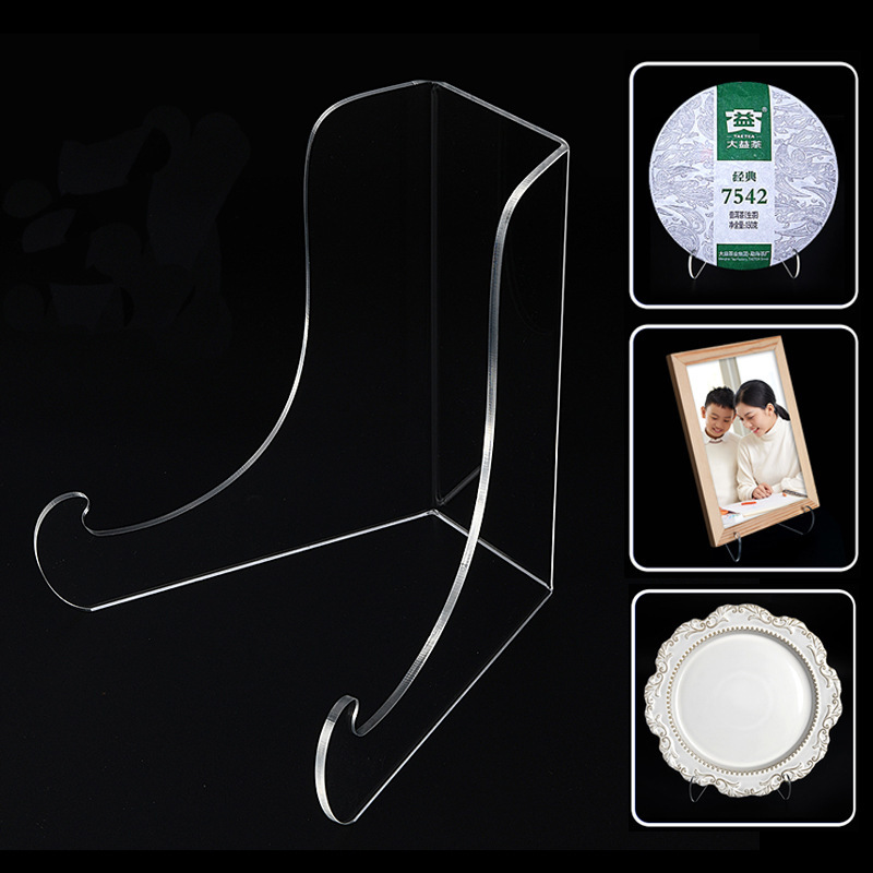 Acrylic Decorative Plate Round Plate Holder Museum Antique Copper Mirror Bracket Dish Photo Frame Tea Cake Display Stand Transparent Acrylic Decorative Plate Round Plate Holder Museum Antique Copper Mirror Bracket Dish Photo Frame Tea Cake Display Stand Transparent