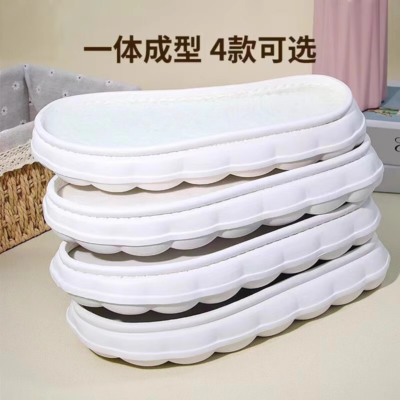 Cloud soles lambskin handmade soles wool woven hook slippers ice thread foam anti-slip wear