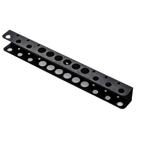 Multifunctional Load-bearing Painted Metal Universal Wall-mounted Tool Rack 14-Hole Screwdriver Accessory Set Screwdriver Storage