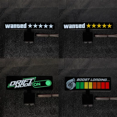 Explosive Halloween LED luminous car stickers car window luminous decorative stickers design personality color diy fluorescent