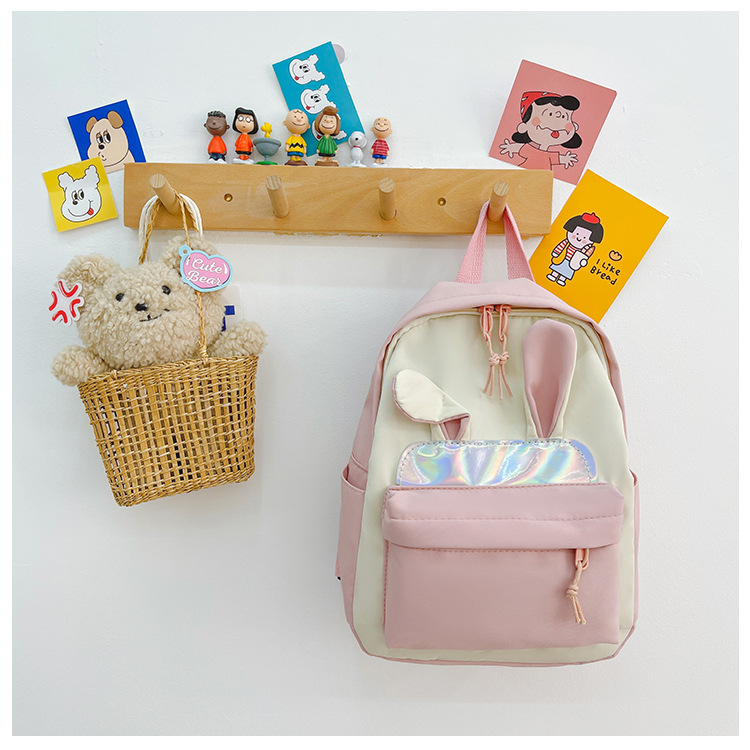 446g Weight Sequins, Sewing Thread Fashion Element Zipper Closure Type Double Shoulder Straps Strap Type Functional Backpack Bags Type Casual, School Occasion Nylon Material School Backpack, Kids Backpack Backpack Animal Pattern All Seasons Season Kid'S Gender Cute Style Square Shape Kid'S Nylon Animal Cute Sequins Sewing Thread Square Zipper Functional Backpack 17