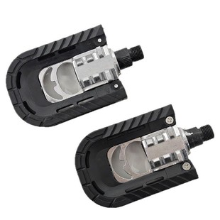 Bicycle Aluminum Alloy Folding Pedals Mountain Bike Pedals Folding Bike Driving Electric Vehicle Pedals Accessories
