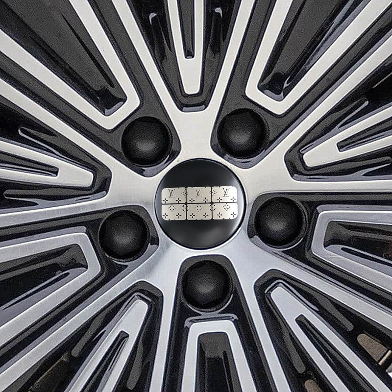 Geely Galaxy A7 Hub Cap Car Sticker Exterior Modification Metal Decorative Sticker Galaxy Car Sticker Logo Color Change