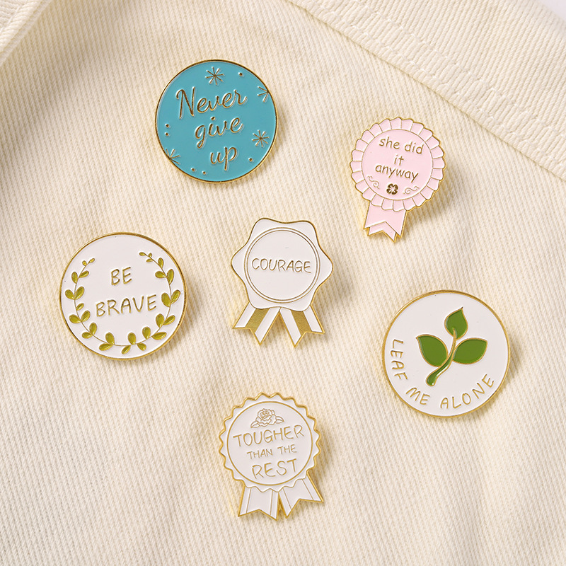 Fashion Pin Geometric Alloy Stoving Varnish No Inlaid Unisex Brooches display picture 14