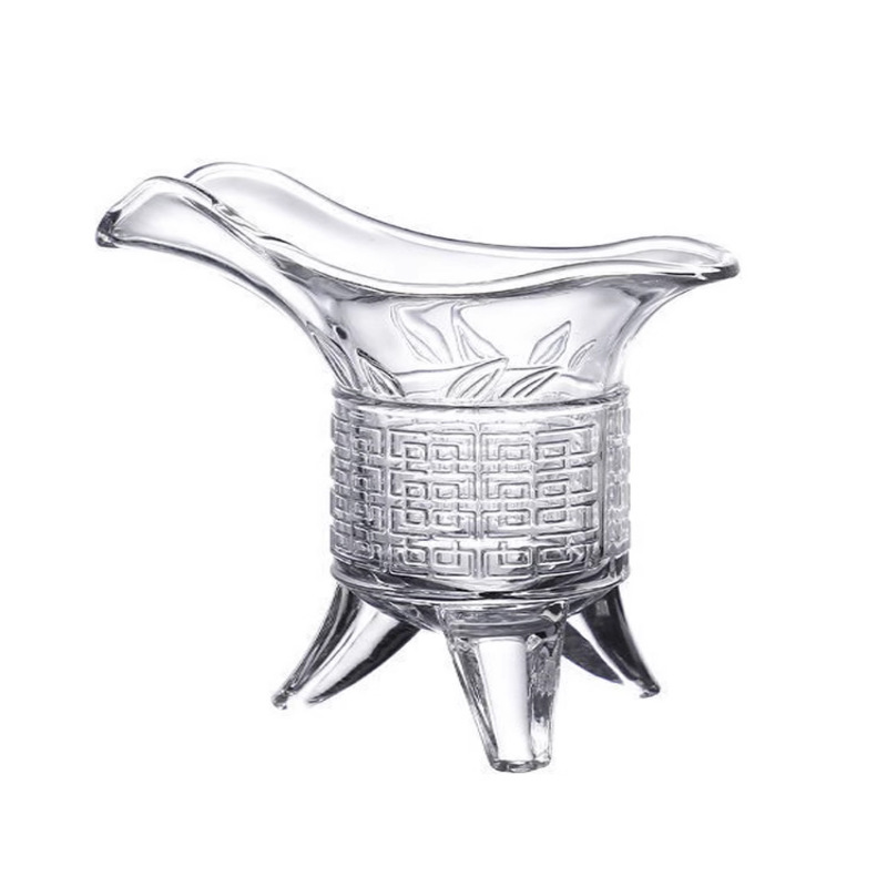 Botella de vino antigua creativa, copa de vino blanco de vidrio, dispensador de vino pequeño, copa de emperador antiguo, copa de licor personalizada para el hogar