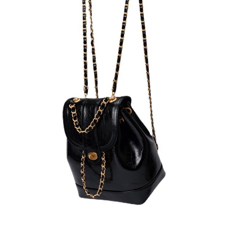 Korean Style Niche Women's Bag PU Mini Chanel Chain Popular Among Instagram Bloggers, Designers, And Students Oil_voghion.com