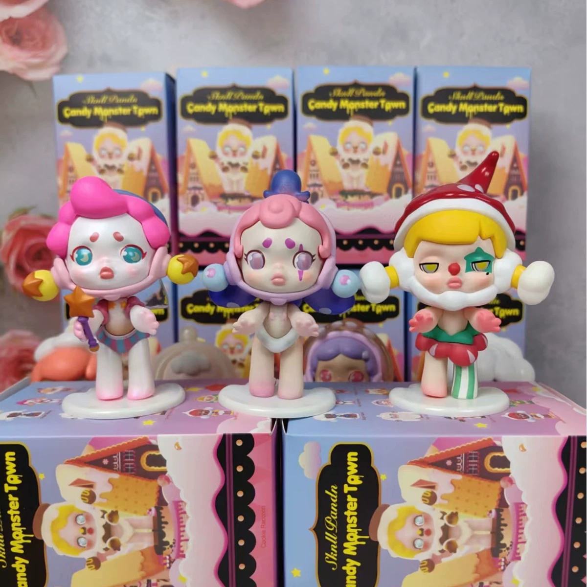 Материнская земля (Motherland) Серия Bubble Mart SKULLPANDA Candy Town Серия слепые коробки фигурки модные игрушки кукольные украшения