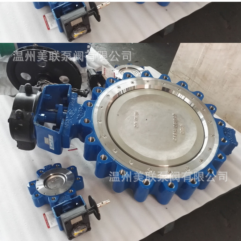 蝶阀不锈钢偏心对夹法兰涡轮蝶阀304铝青铜美标316耐腐蚀